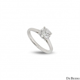 De Beers Platinum Classic Diamond Ring 1.21ct D/IF XXX De Beers Platinum Classic Diamond Ring 1.21ct D/IF XXX